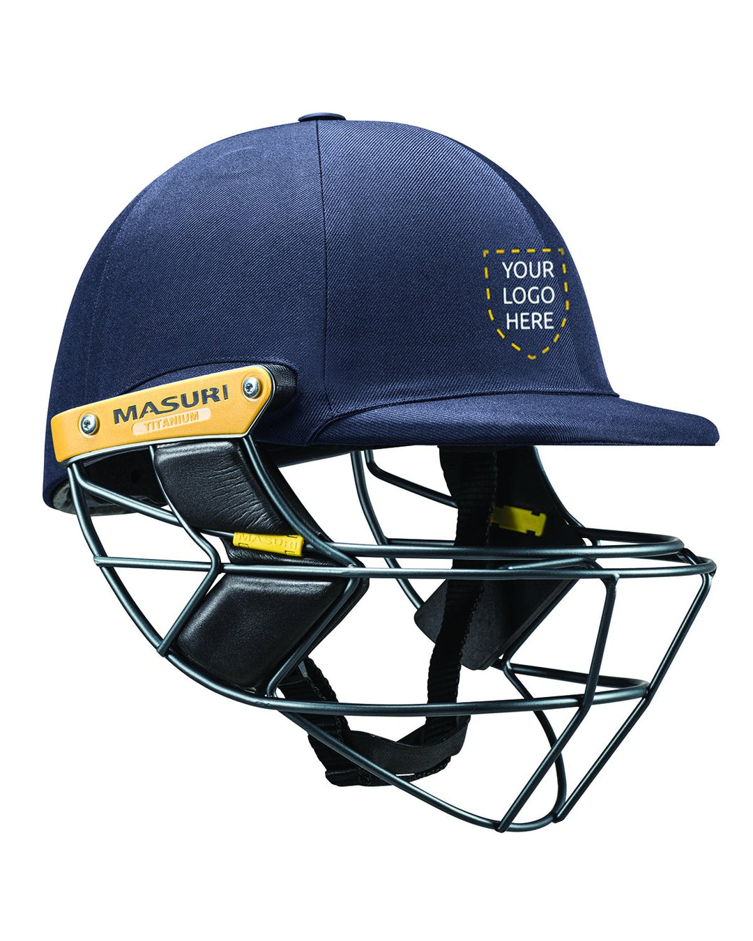 Masuri E Line Titanium Cricket Batting Helmet - Senior - Custom Logo
