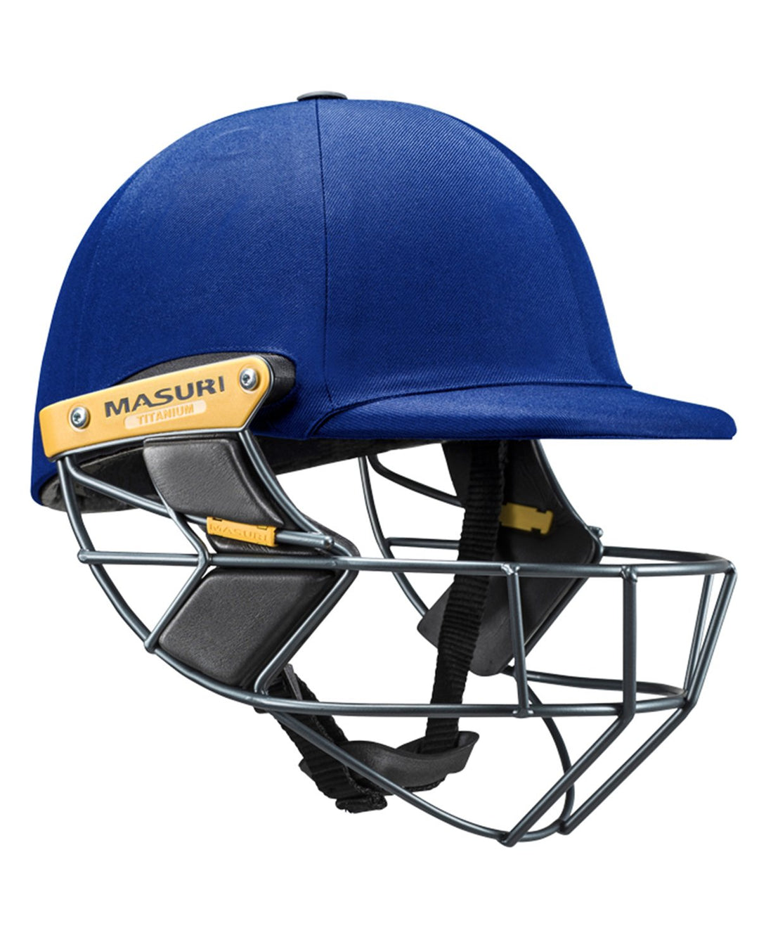 Masuri T Line Titanium Cricket Batting Helmet - Royal Blue - Senior