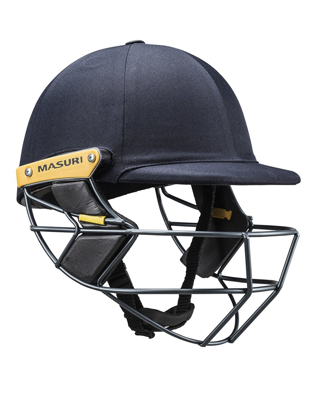 TSS - The Southport School - Custom Masuri T Line Stainless Steel Cricket Batting Helmet - Navy - Senior