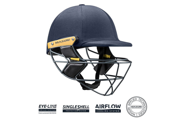 Masuri E Line Steel Cricket Batting Helmet - Senior - Custom Logo