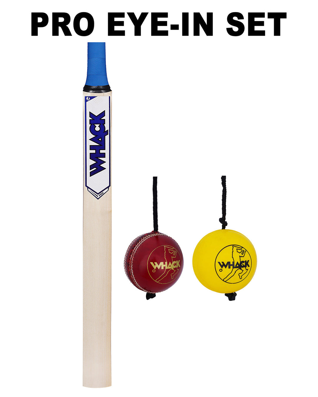 Whack Pro Eye In/Technique Cricket Bundle Set - Youth