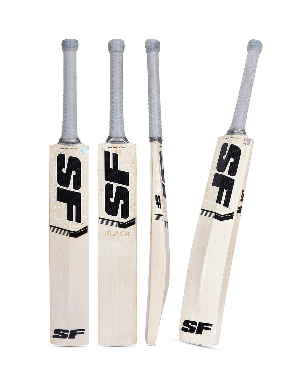 SF Black English Willow Cricket Bat - SH