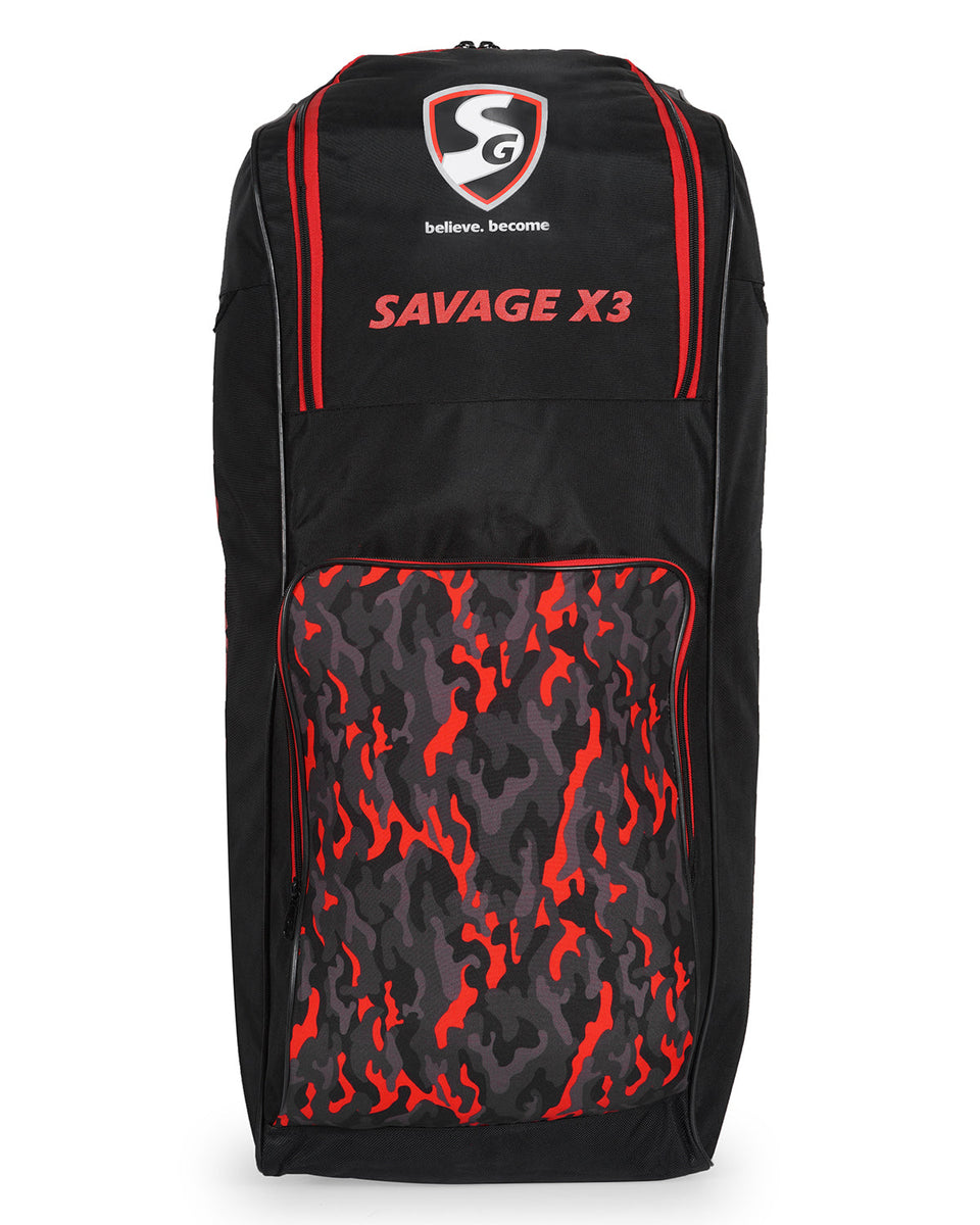 SG Savage X3 Cricket Kit Bag Duffle Small WHACK Sports