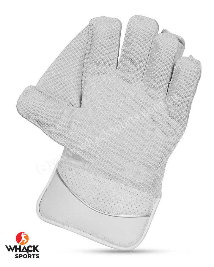 SS TON Reserve Edition Cricket Keeping Gloves - Adult - White