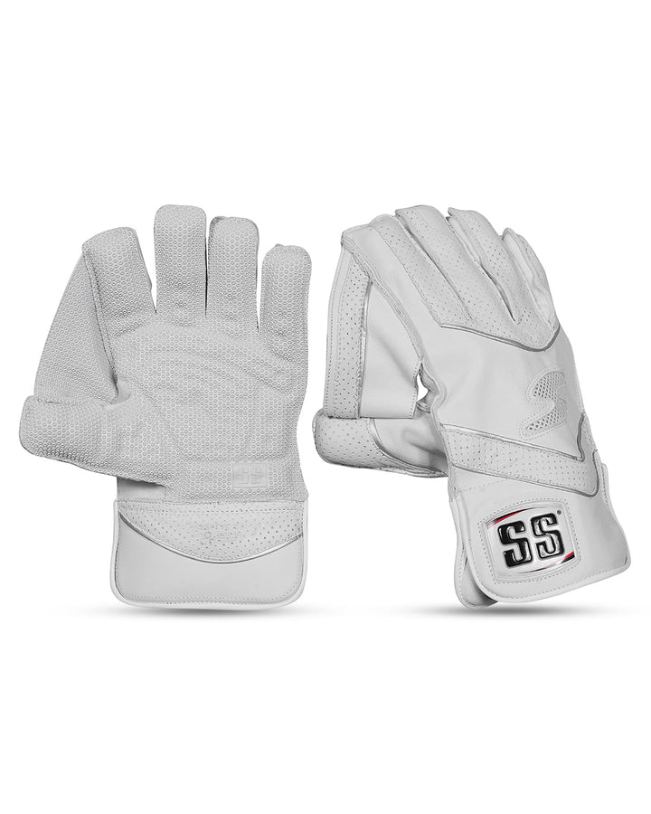 SS TON Reserve Edition Cricket Keeping Gloves - Adult - White