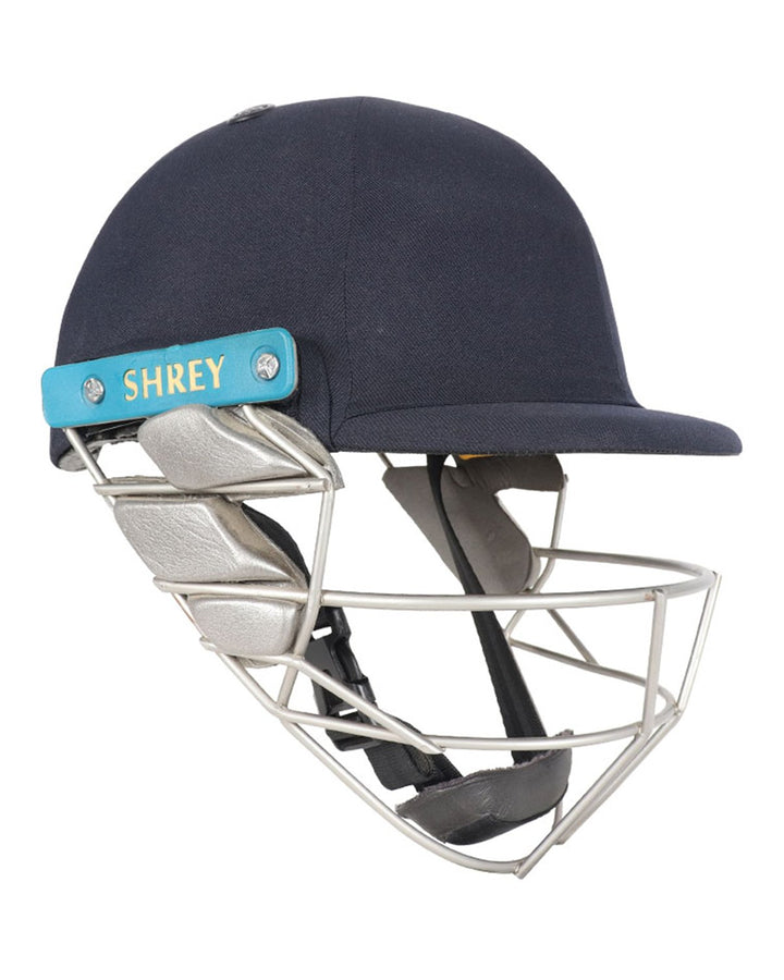 Shrey Master Class Air 2.0 Cricket Keeping Helmet - Steel - Navy - Senior