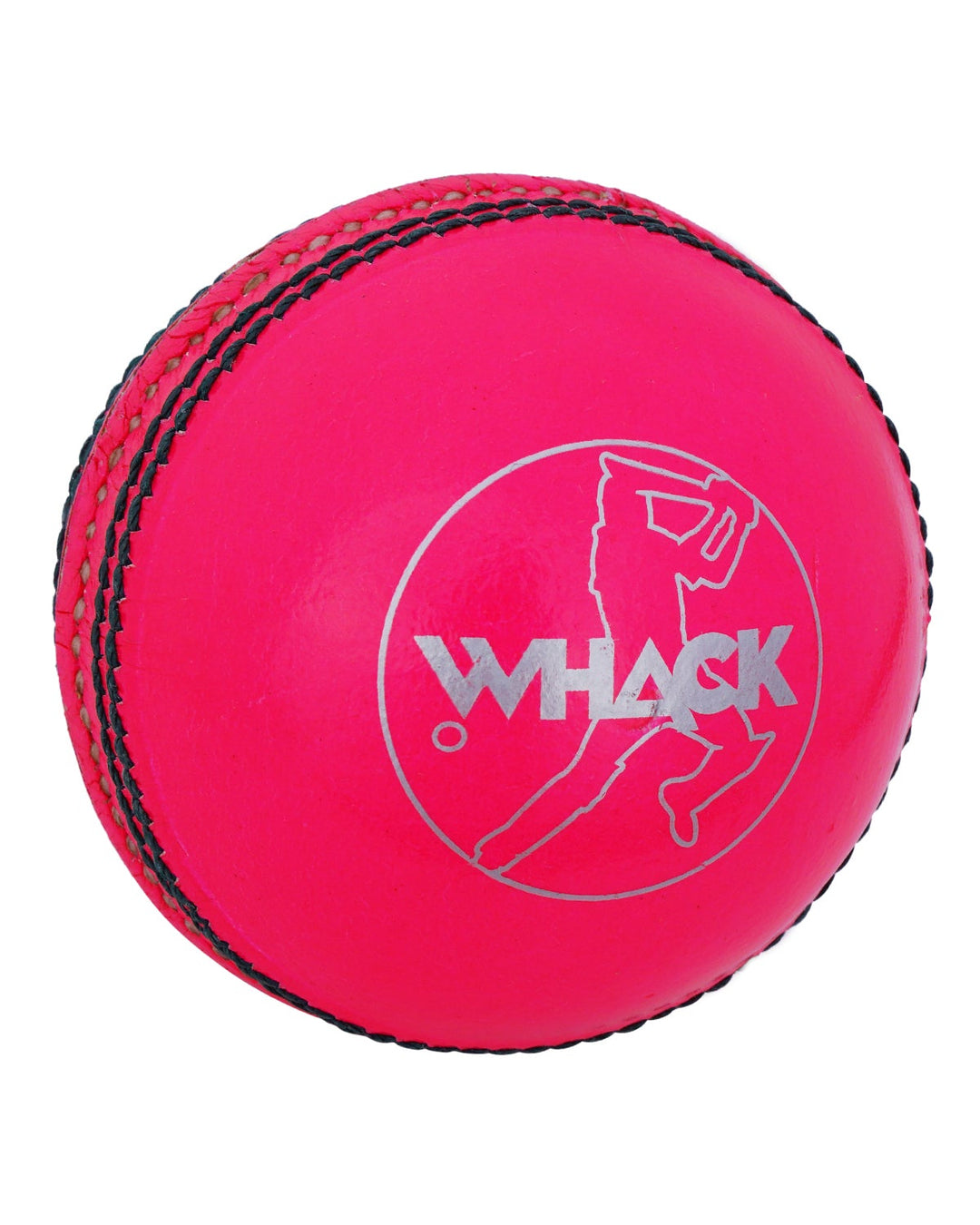 WHACK County Leather Cricket Ball - 2 Piece - 156gm - Pink