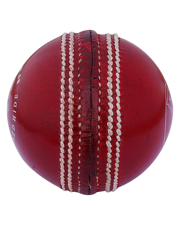 WHACK County Leather Cricket Ball - 2 Piece - 156gm - Red