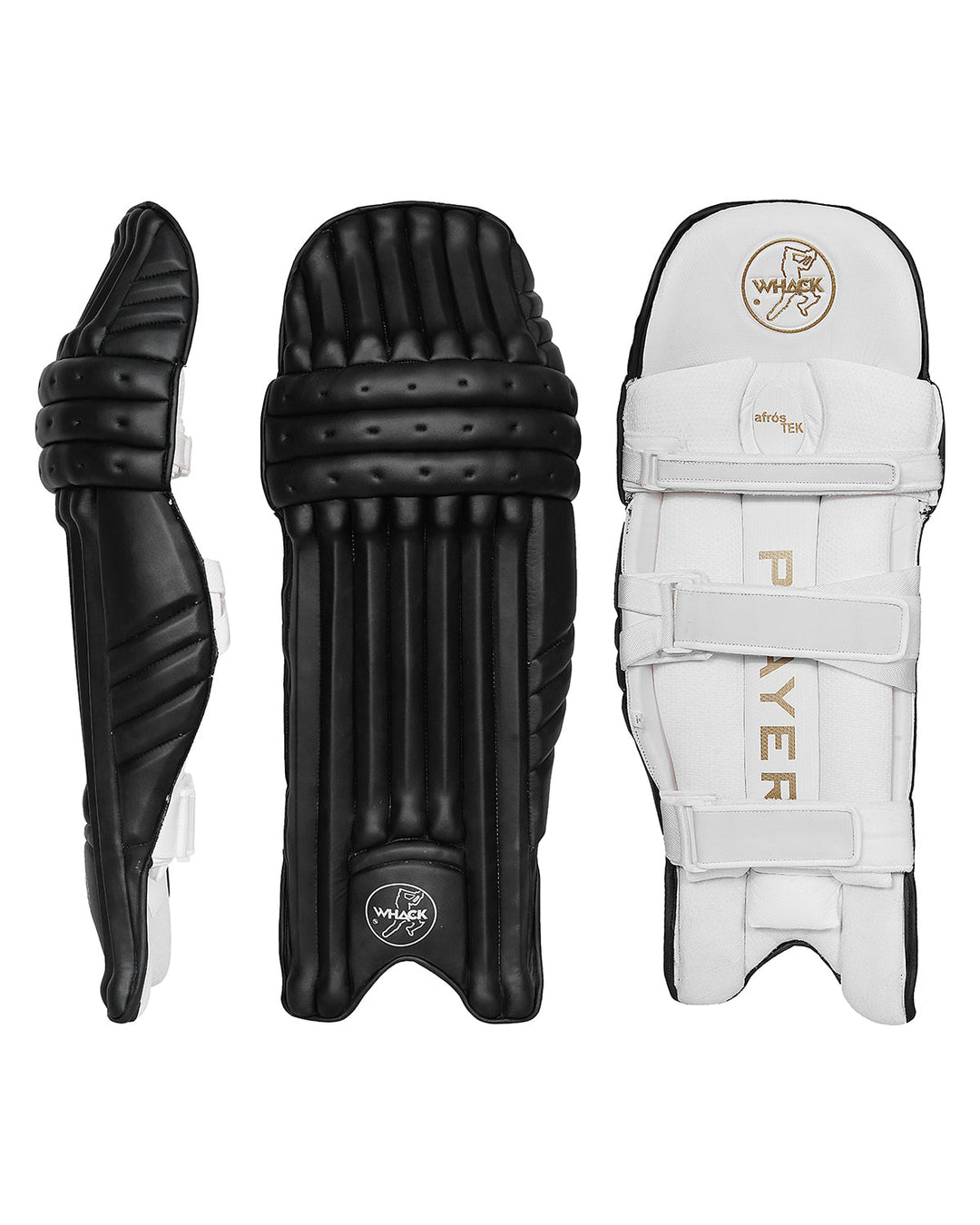 WHACK Player Cricket Batting Pads - Adult - Black