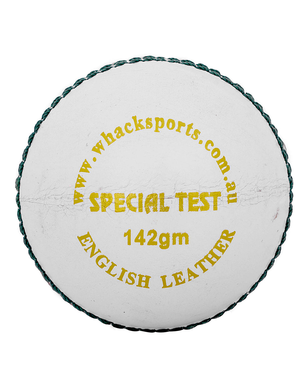 WHACK Special Test English Leather Cricket Ball - 4 piece - 142gm - White