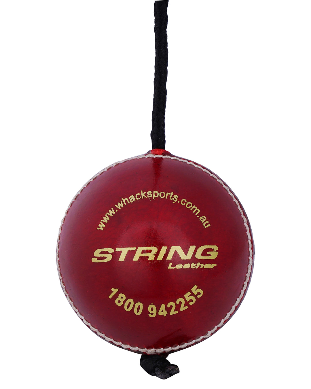 Whack Cricket Batting Practice String Ball - Leather Ball