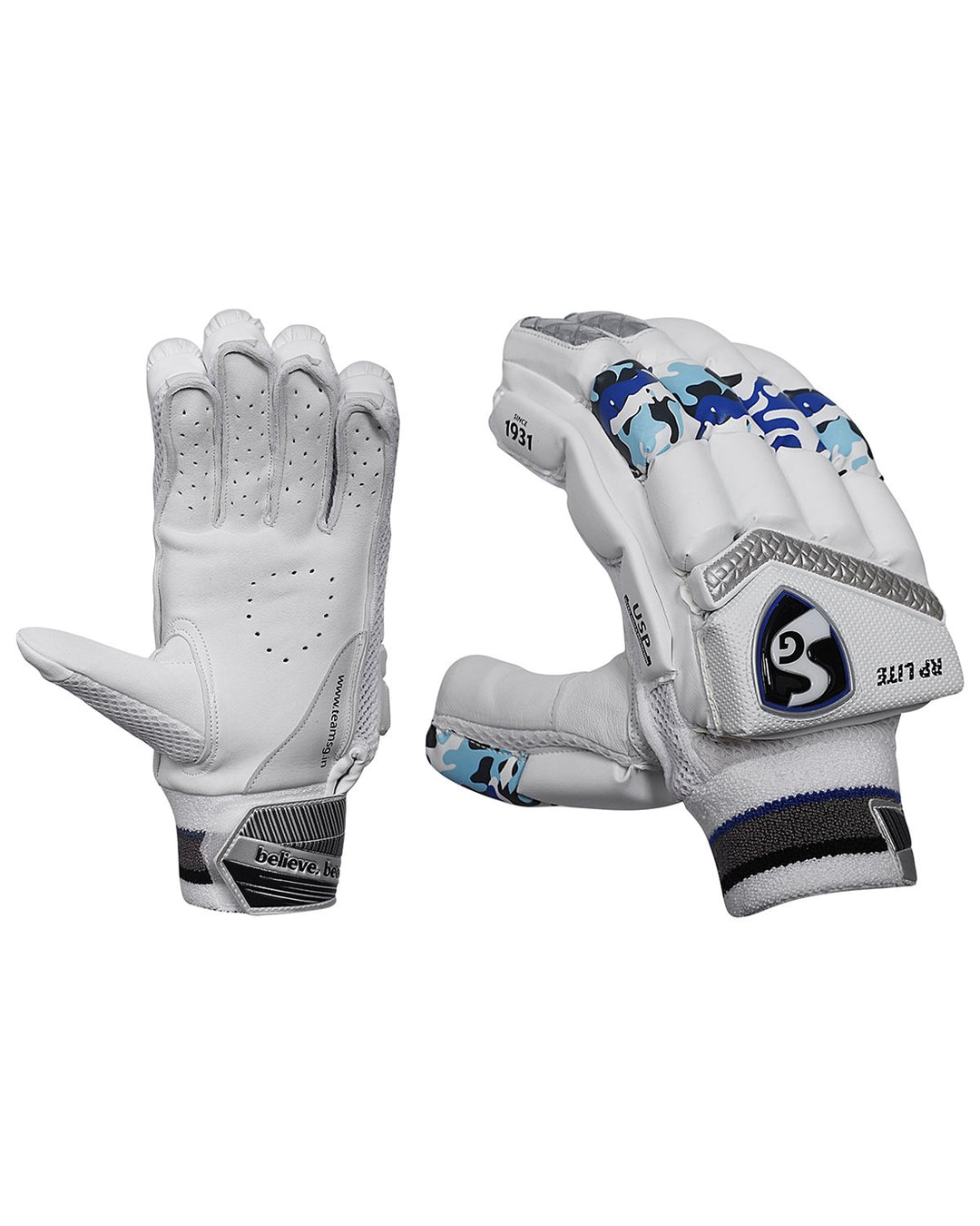 SG RP Lite Cricket Batting Gloves - Boys/Junior (2023/24)