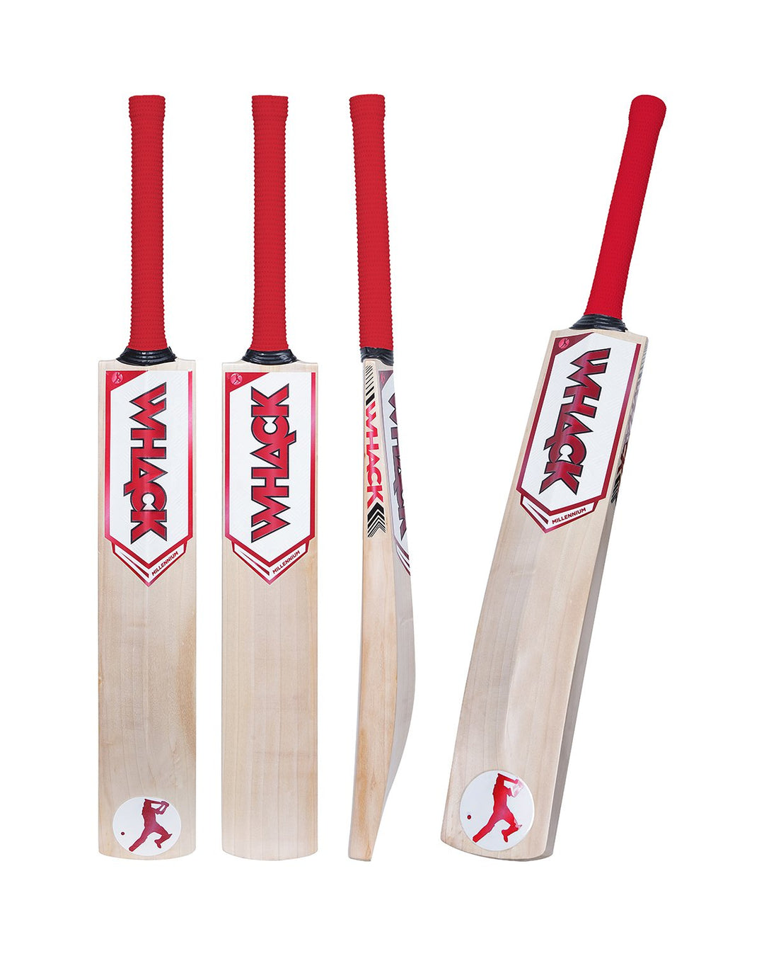 WHACK Millennium English Willow Cricket Bat - Small Adult