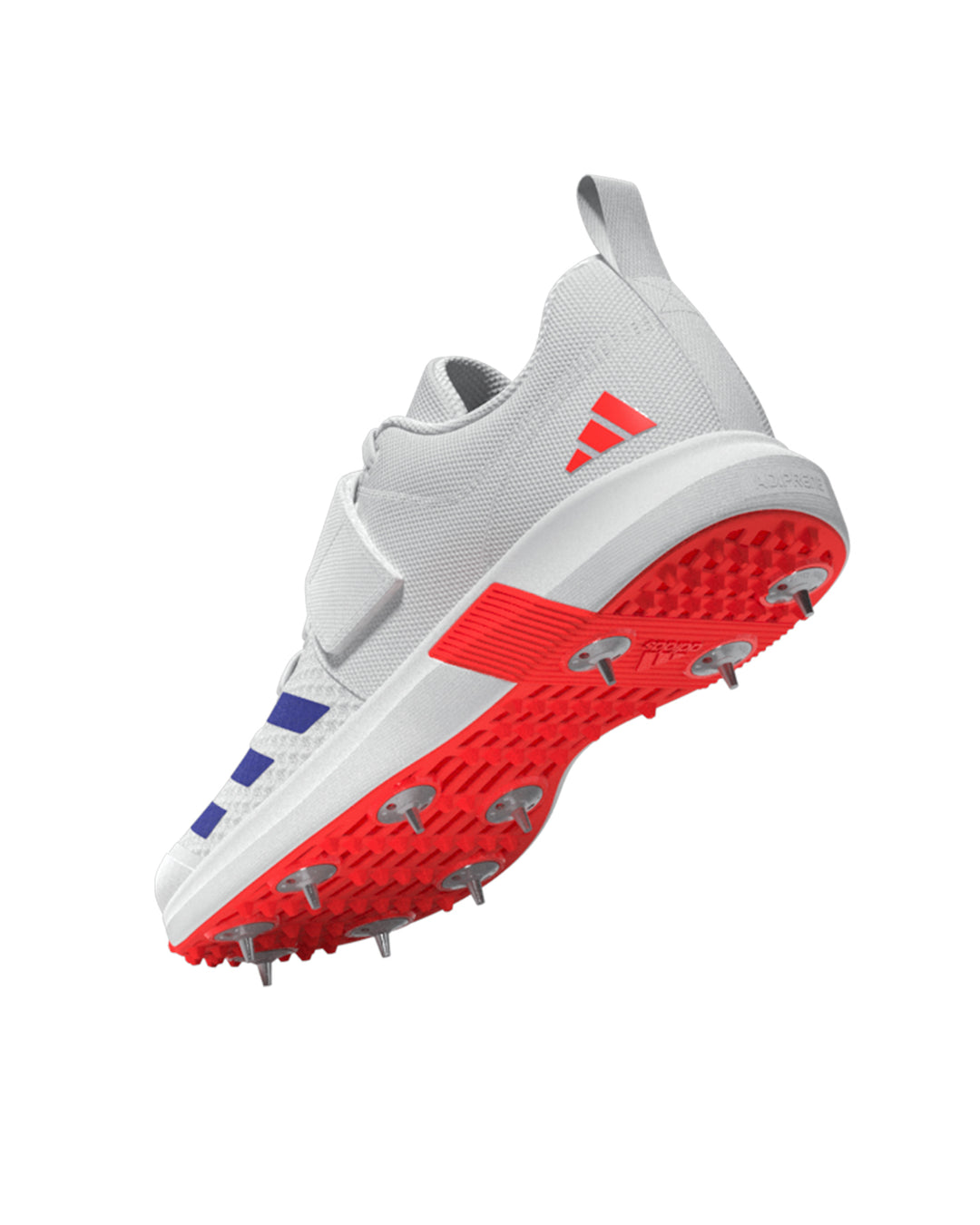 Adidas Adipower Vector Cricket Shoes - Steel Spikes - Blue/Orange