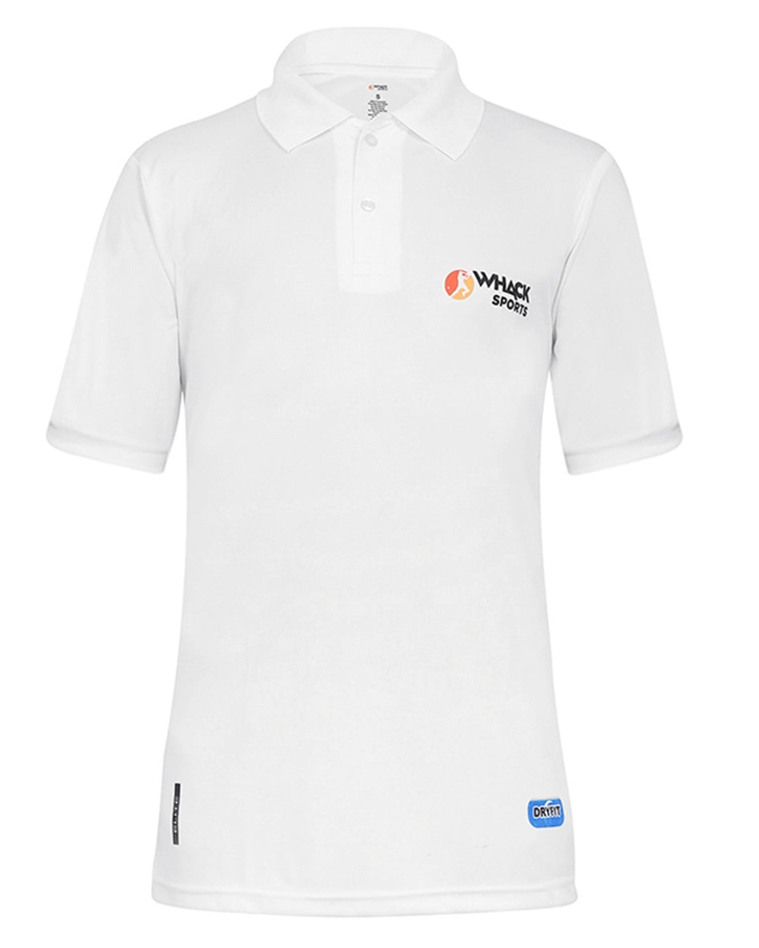 WHACK Elite Cricket Shirt - Half Sleeve - White - Junior