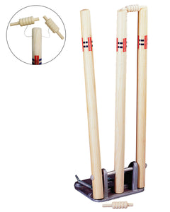 Gray Nicolls Spring Stump Set - Wooden with string bails