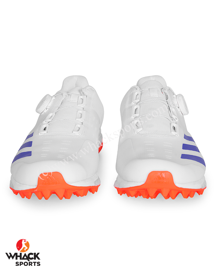 Adidas Adizero 22 YDS Boost Cricket Shoes - Blue/Orange