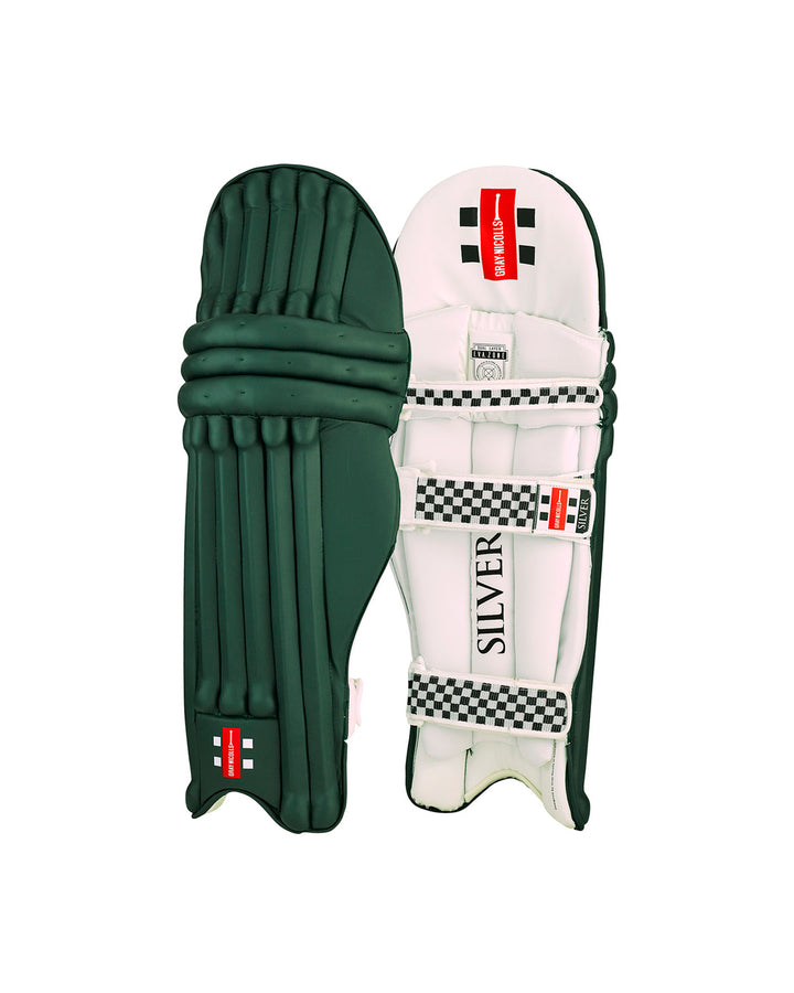 Gray Nicolls Silver Cricket Batting Pads - Coloured - Adult