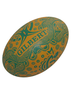 Gilbert Rugby Union - Wallabies First Nations Supporter - Size 5