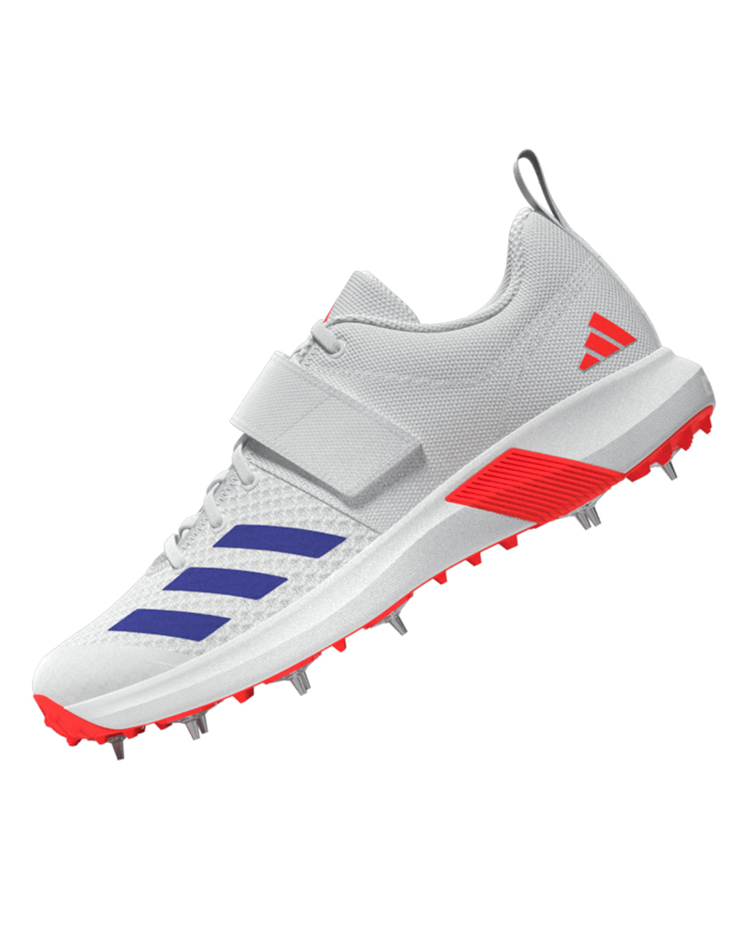 Adidas Adipower Vector Cricket Shoes - Steel Spikes - Blue/Orange