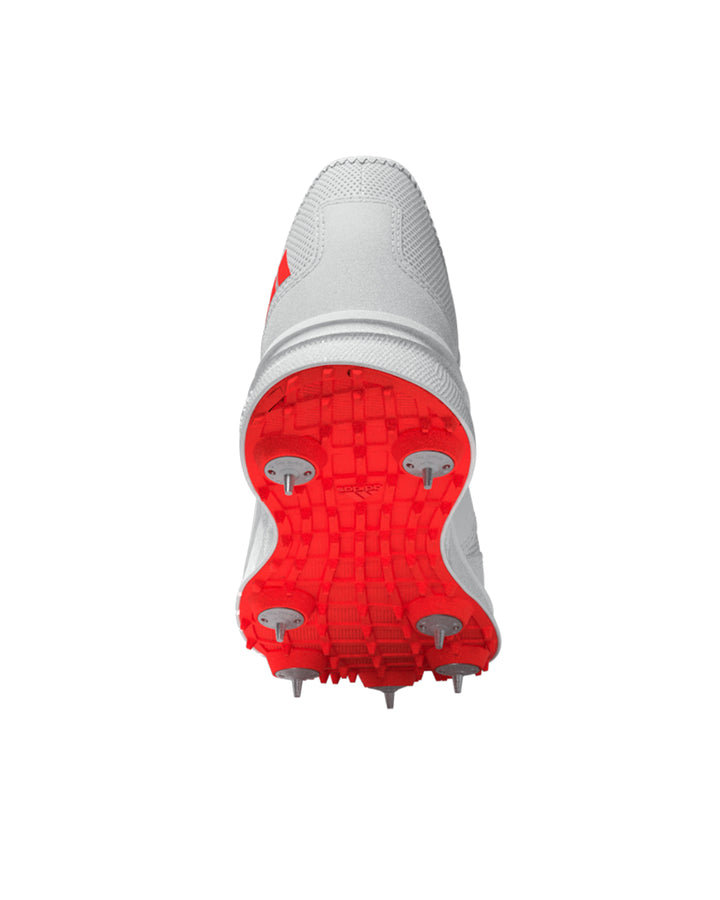 Adidas Howzat Junior Cricket Shoes - Steel Spikes - Blue/Orange