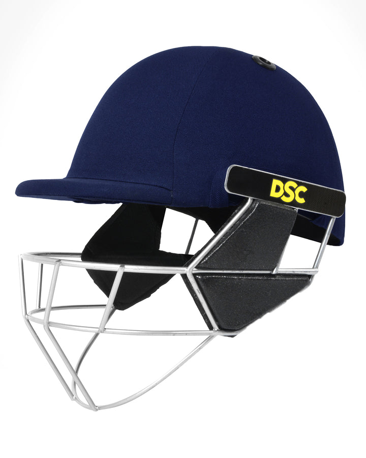 DSC Scud Stainless Steel Cricket Batting Helmet - Navy - Senior