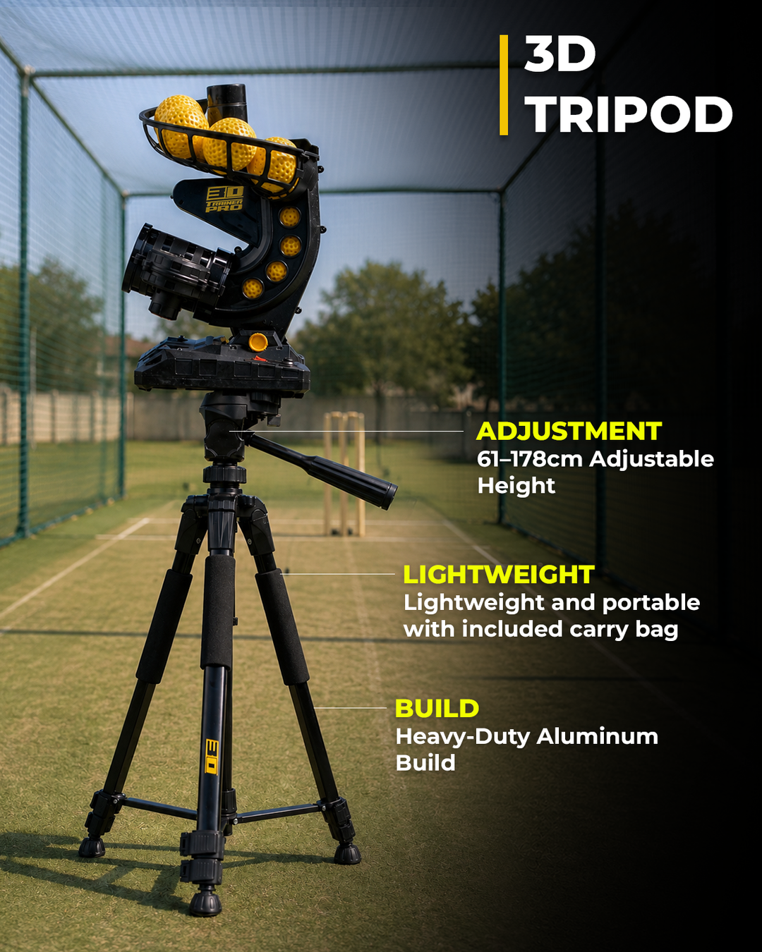 3D Bowling Machine/Camera Tripod