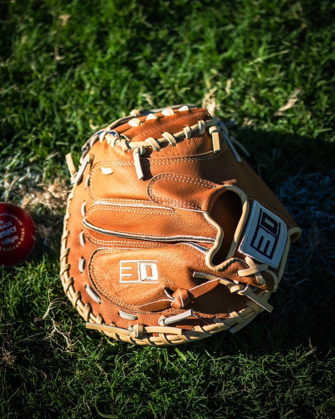 3D Baseball Catchers Mitt - Leather