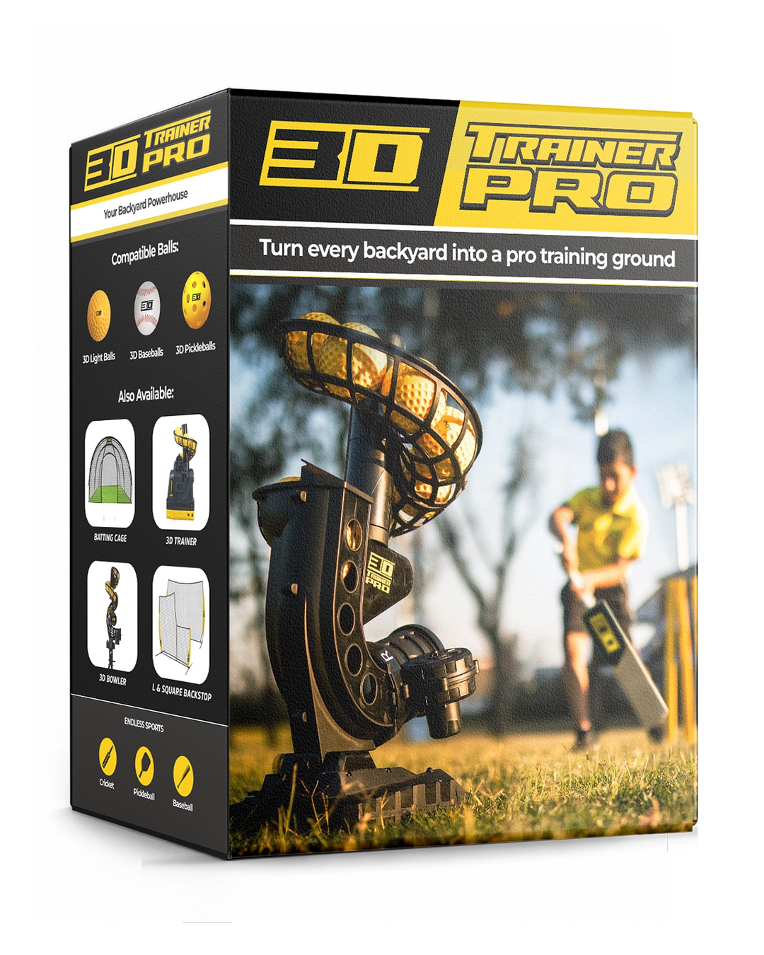 3D Trainer Pro - Automatic Cricket Feed Machine