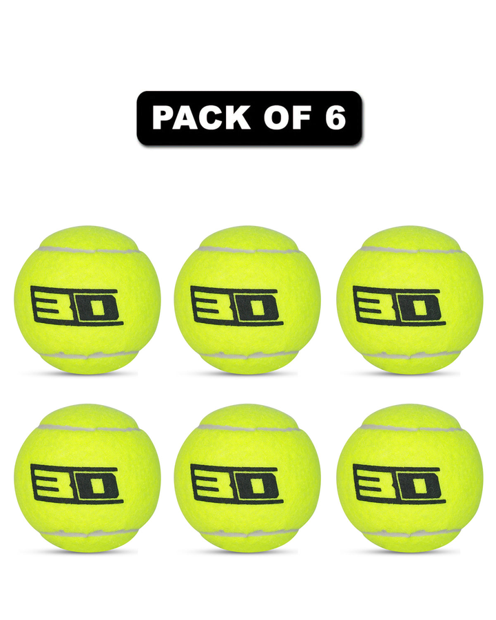 3D Sports Tennis Cricket Ball (Pack of 6)