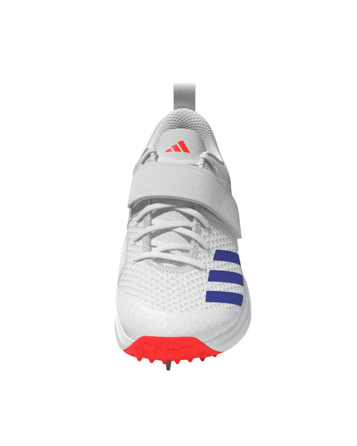Adidas Adipower Vector Cricket Shoes - Steel Spikes - Blue/Orange