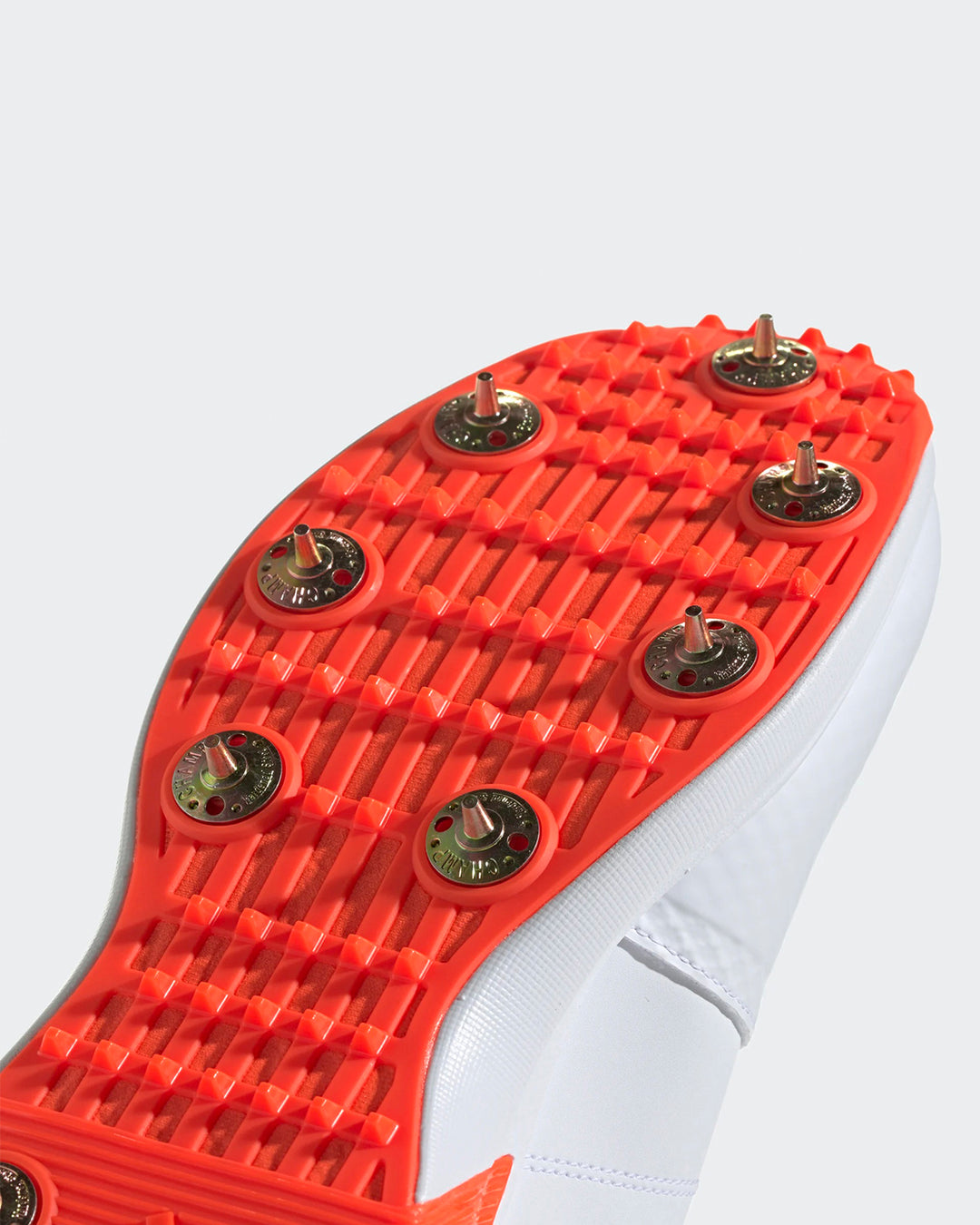 Adidas Adipower Vector Mid Cricket Shoes - Steel Spikes - Blue/Orange