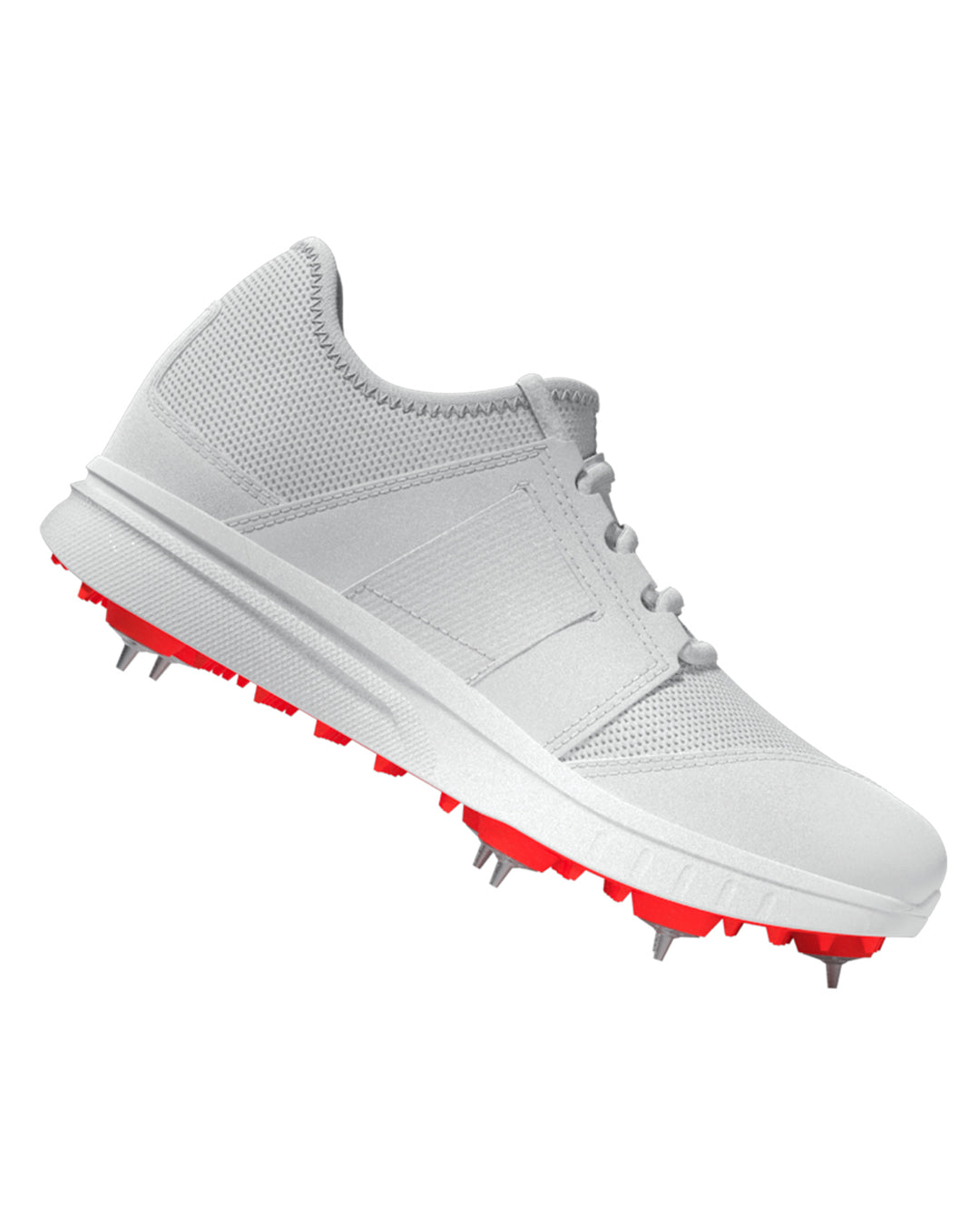 Adidas Howzat Junior Cricket Shoes - Steel Spikes - Blue/Orange