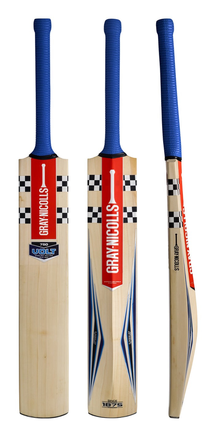 Gray Nicolls Volt 750 Play Now English Willow Bat - SH - all angles