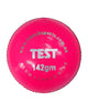 WHACK Test Leather Cricket Ball - 4 piece - 142gm - Pink