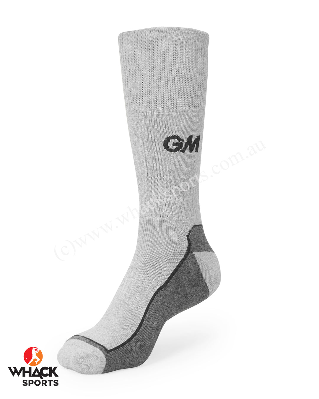 GM Cricket Socks - White or Grey