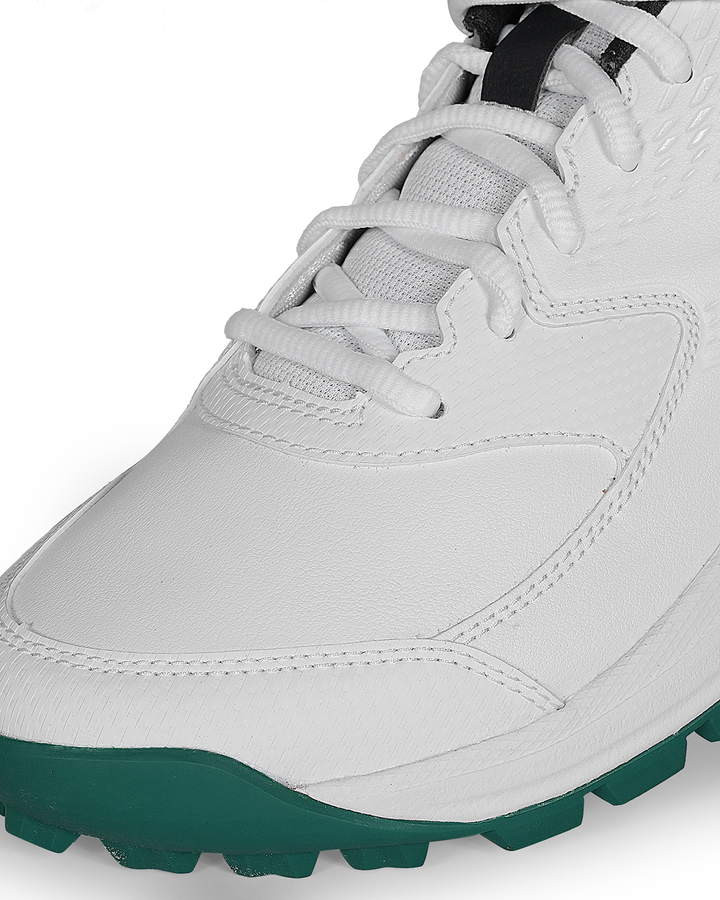 ASICS Gel Lethal Field 2 - Rubber Cricket Shoes - White/Jasper Green