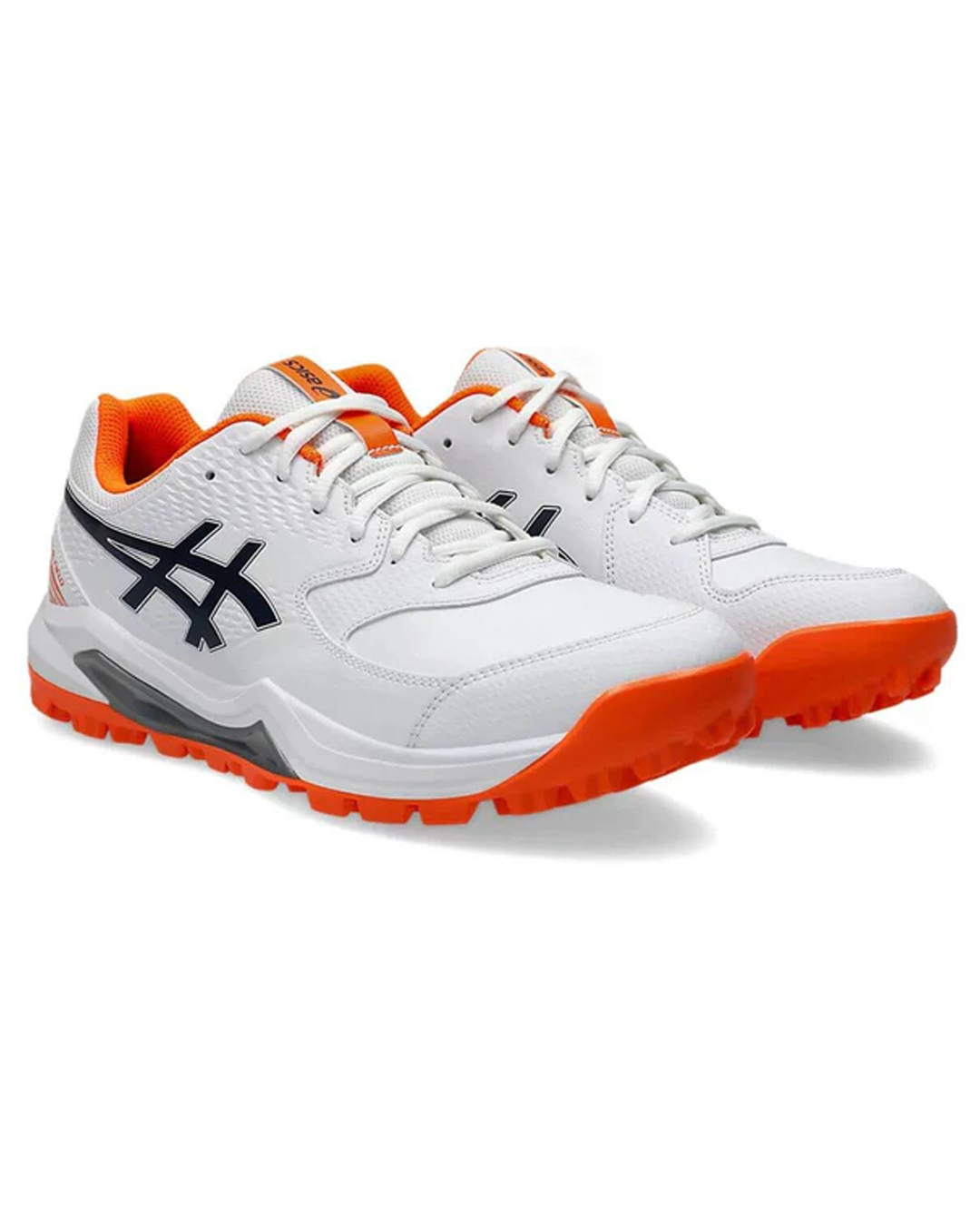 ASICS Gel Lethal Field - Rubber Cricket Shoes - White/Midnight
