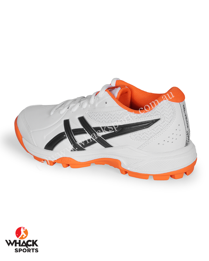 ASICS Gel Peake 3 GS - Rubber Cricket Shoes - Junior - White/Midnight