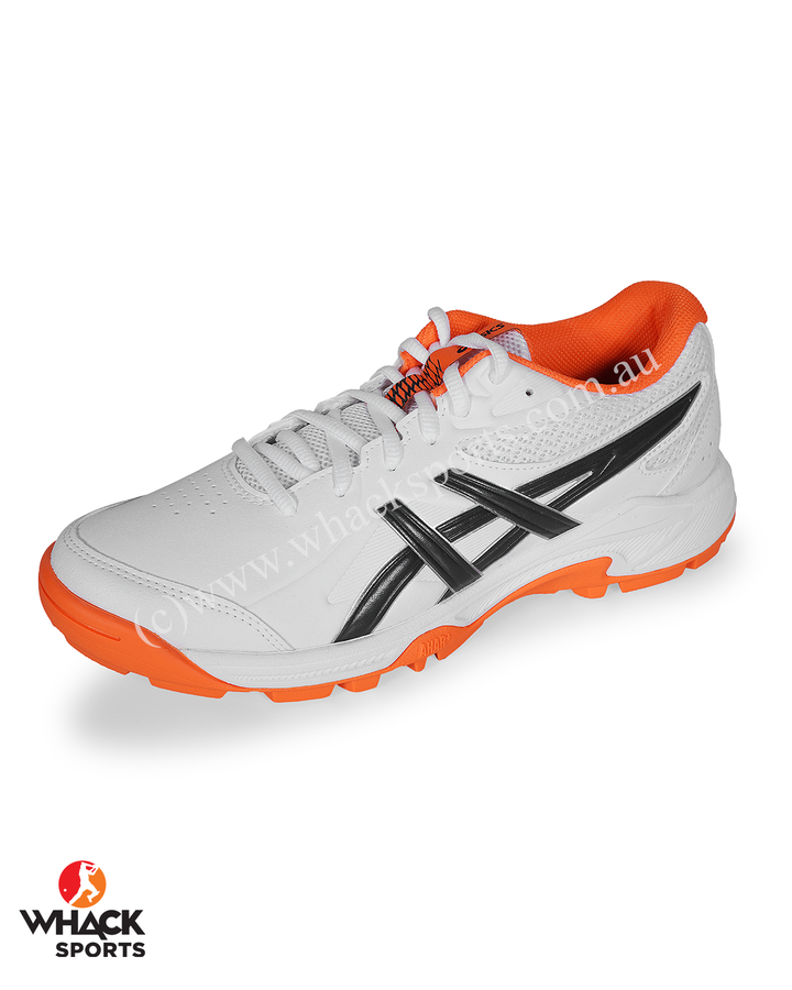 ASICS Gel Peake 3 GS - Rubber Cricket Shoes - Junior - White/Midnight
