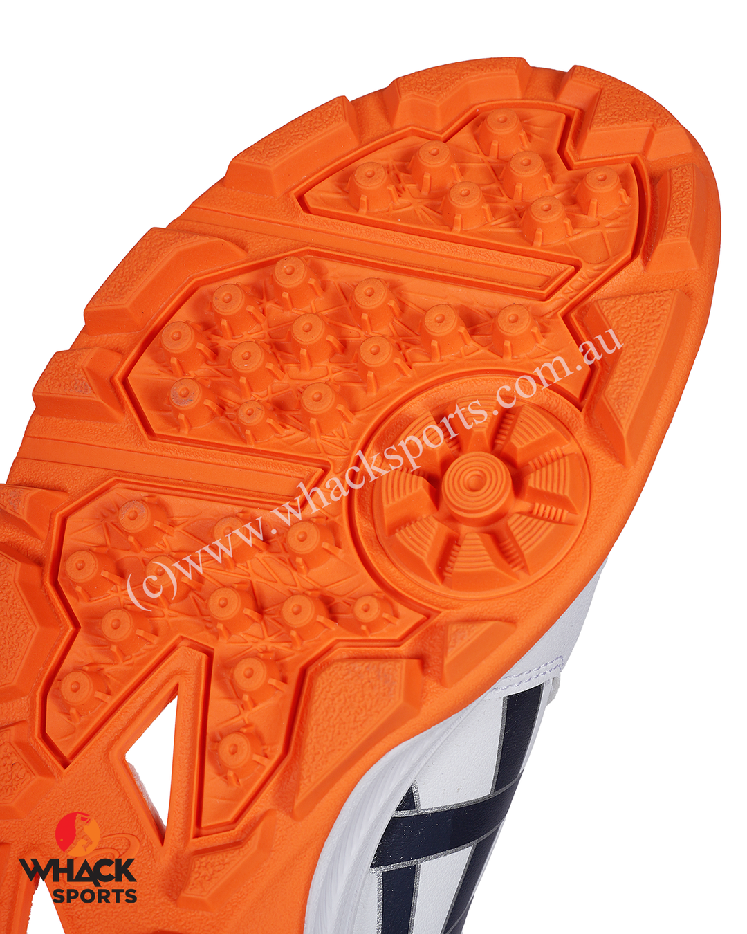 ASICS Gel Peake 3 GS - Rubber Cricket Shoes - Junior - White/Midnight