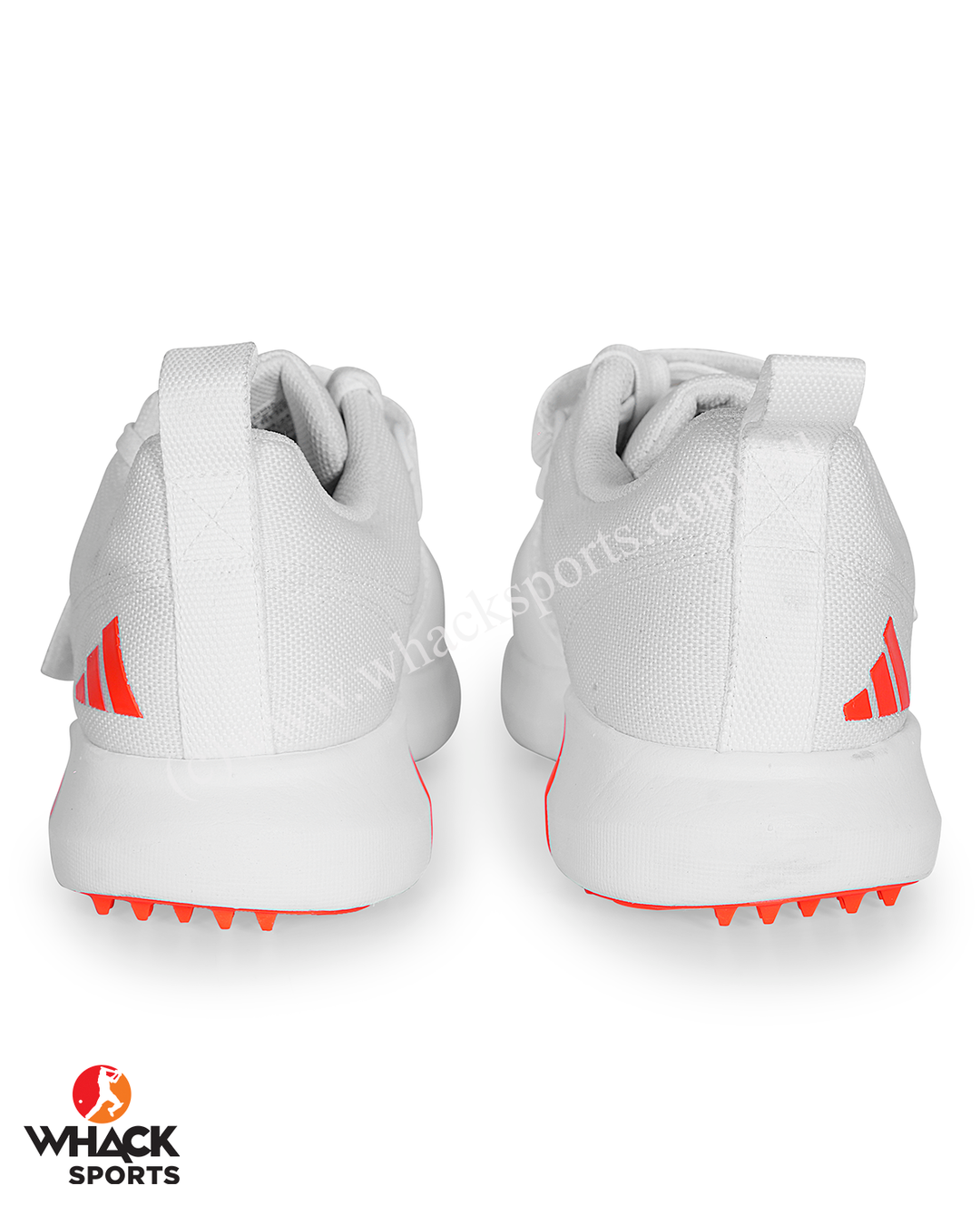 Adidas Adipower Vector Cricket Shoes - Steel Spikes - Blue/Orange