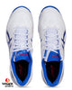 ASICS Gel 350 Not Out Cricket Shoes - Steel Spikes - White/Tuna Blue