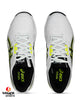 ASICS Gel Gully 7 Cricket Shoes - Steel Spikes - White/Safety Yellow