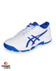 ASICS Gel Peake - Rubber Cricket Shoes - White/Tuna Blue