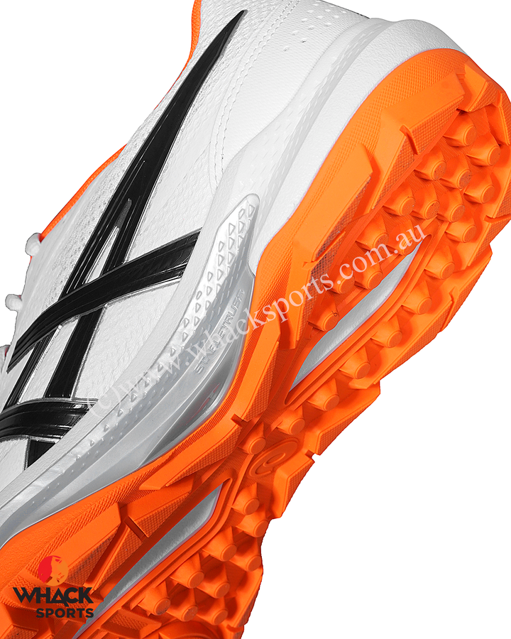 ASICS Gel Peake 3 - Rubber Cricket Shoes - White/Midnight