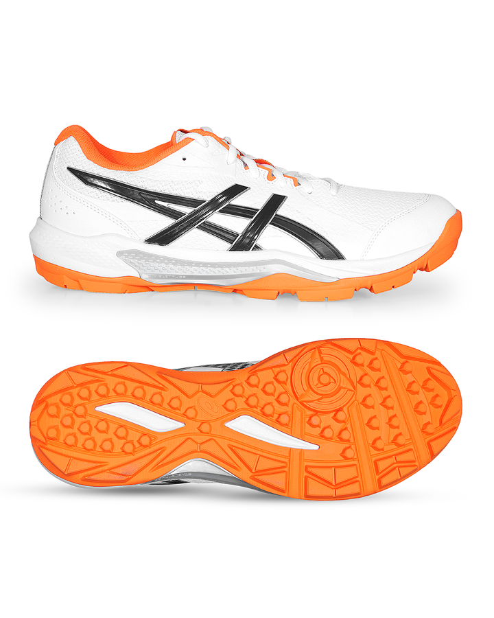 ASICS Gel Peake 3 - Rubber Cricket Shoes - White/Midnight