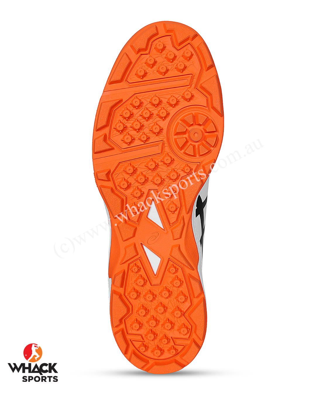 ASICS Gel Peake 2 - Rubber Cricket Shoes - White/Black