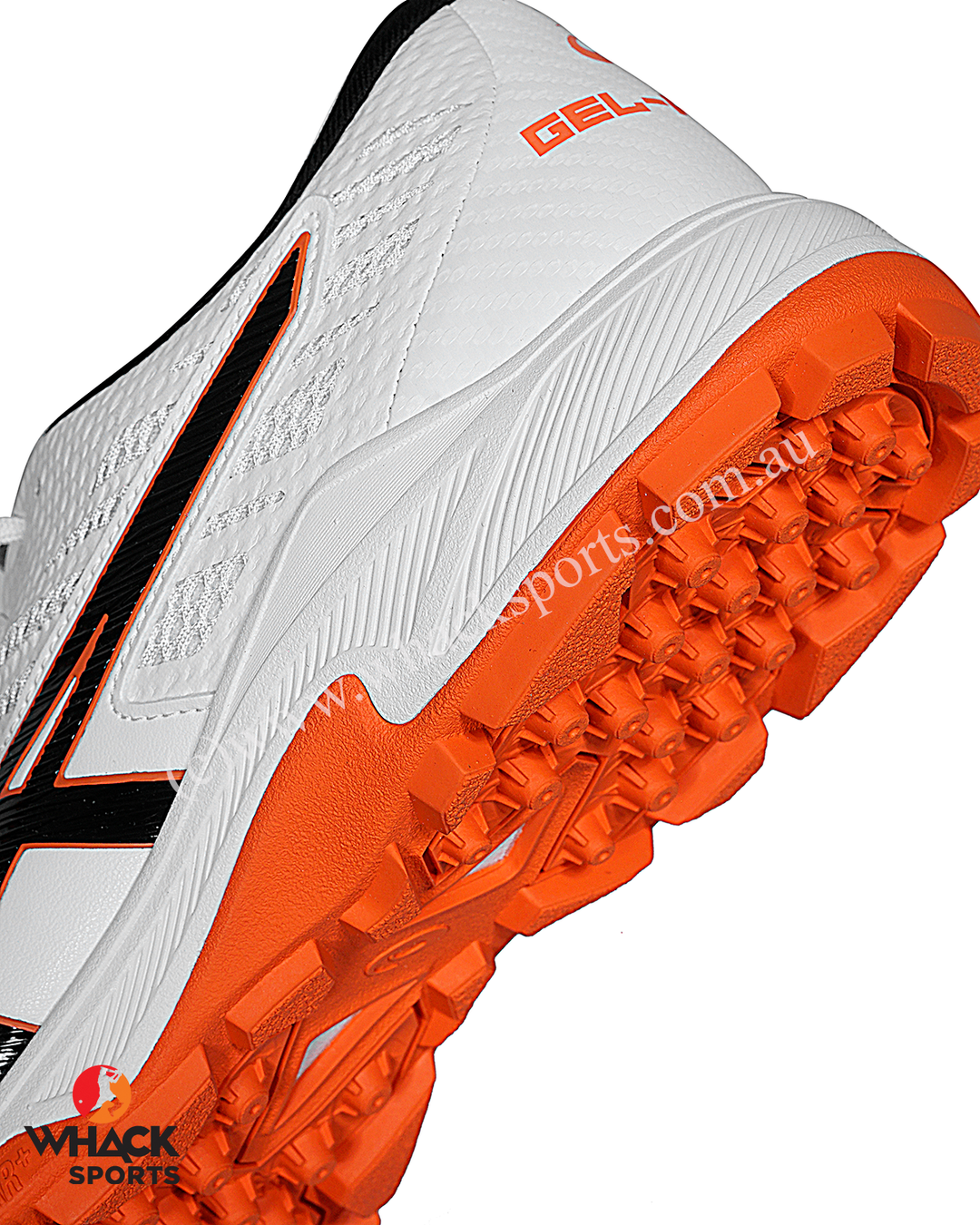 ASICS Gel Peake 2 - Rubber Cricket Shoes - White/Black