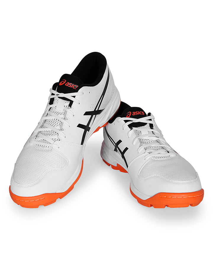 ASICS Gel Peake 2 - Rubber Cricket Shoes - White/Black